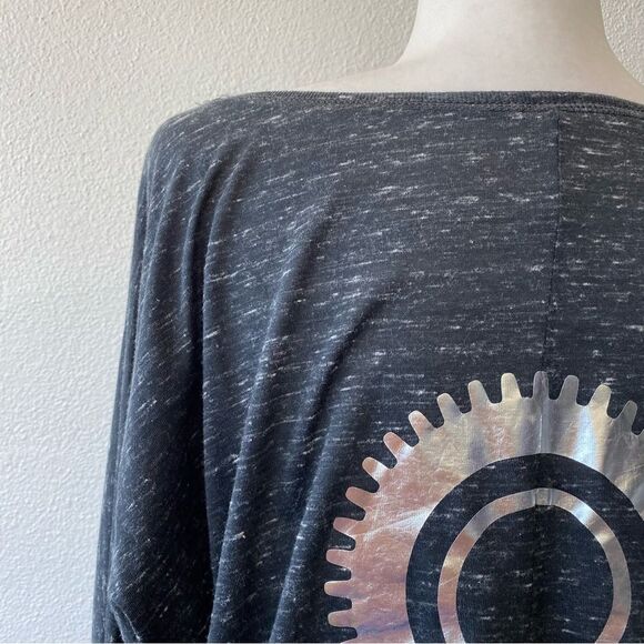 Bella Canvas Pullover Top Bat Wing Heather Gray SZ S - Picture 10 of 14